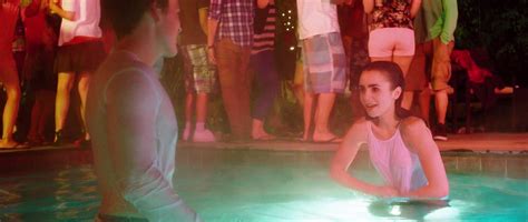 naked lily collins in love rosie