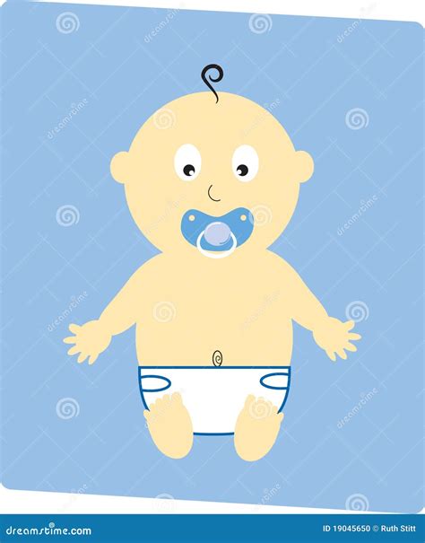 baby boy stock vector illustration  clip announcement
