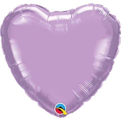 Pearl Lavender Heart – Balloon Babes