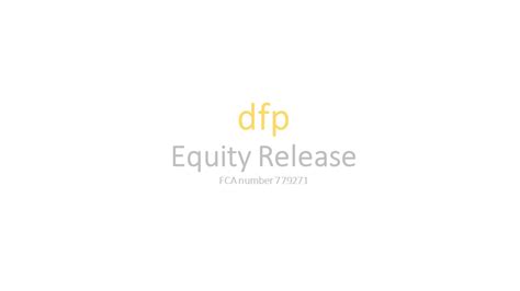 dfp equity release property equity release council
