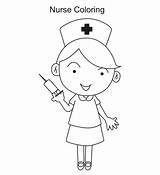 Nurse Coloring Clipart Syringe Needle Nurses Pages Kids Clip Color Netart Chasing Kid Cliparts Professions Choose Board sketch template