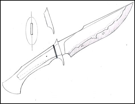 knife handle template