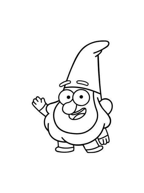 gnome coloring pages   print gnome coloring pages