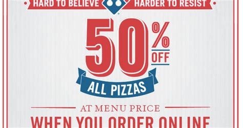 dominos coupon code  order