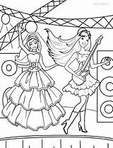 Barbie Coloring Pages Princess Popstar Printable Rockstar Fair County Star Pop Drawing 1950s Cool2bkids Kids Getcolorings Getdrawings Print Drawings Template sketch template