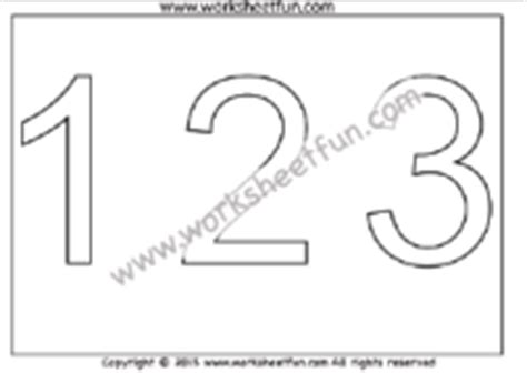 number coloring  printable worksheets worksheetfun