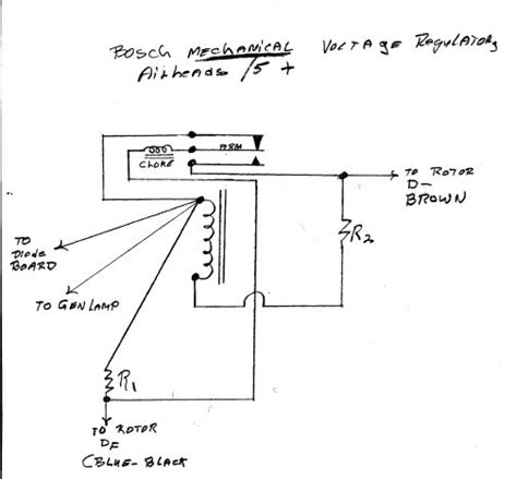 bosch metal  mechanical voltage regulator servicing airheads