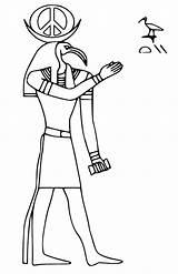 Egyptian Coloring Pages Ancient Comments Flag sketch template