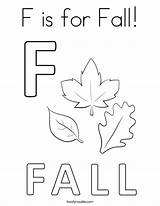 Fall Coloring Pages Worksheets Preschool Kids Sheets Autumn Letters Letter Color Printables Activities Twistynoodle Alphabet Fork Sheet Preschoolers Printable Tracing sketch template