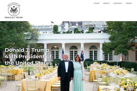 donald trump launches official post presidency website
