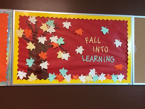 fall classroom bulletin board ideas