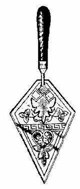 Clipart Blue Lodge Masonic Trowel Down sketch template