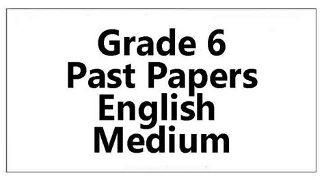 grade   papers english medium  kalvi