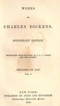 sketches  boz  dickens charles