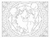 Chandelure Pokémon sketch template