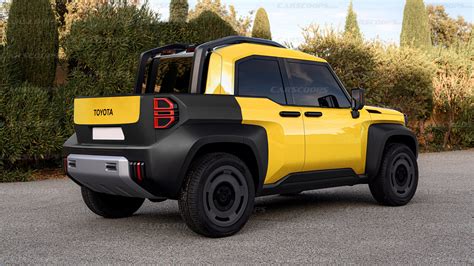 toyota compact cruiser ev  awesome  pickup form carscoops
