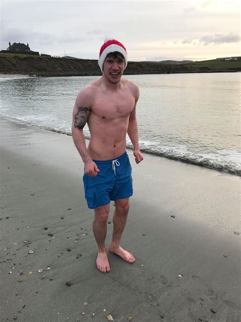 Moment Scots Vlogger Meets Friendly Seal As He Braves Freezing Waters