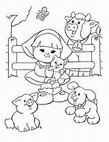 Coloring People Little Pages Fisher Price Kids Printable Farm Sheets Colouring Color Princess Animal Clipart Animals Fun Activities Preschool Print sketch template