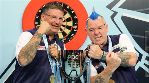 world cup  darts gary anderson  teams ranked   top   win event
