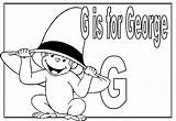 George Curious Coloring Pages Printable Print sketch template