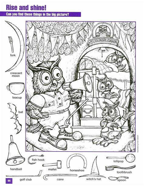 hidden picture coloring page lovely pin  terri breeden  kids