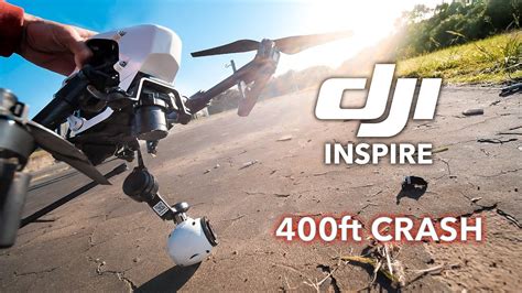 crashing  inspire drone   feet youtube