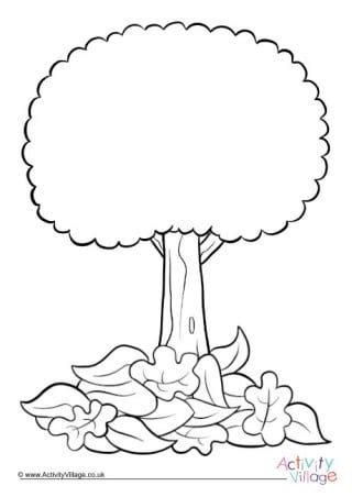 autumn colouring pages