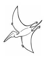 Pterodactyl Coloring Pages Dinosaurs Printable Categories sketch template