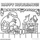 Coloring Pages Dog Man Christmas Xcolorings Printable Fleas Happy Updates sketch template