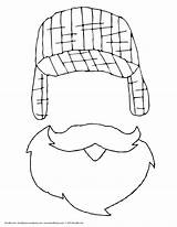 Lumberjack Coloring Party Hat Booth Mask Birthday Props Beard Diy Activities Pages Templates Template Jack Paul Crafts Fall Games Family sketch template