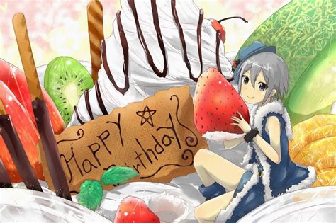 happy birthday anime  celebrate    candid  amazing