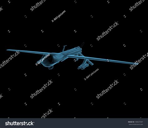 predator drone plane uav xray blue stock illustration  shutterstock