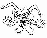 Mucha Lucha Flea Coloringonly sketch template