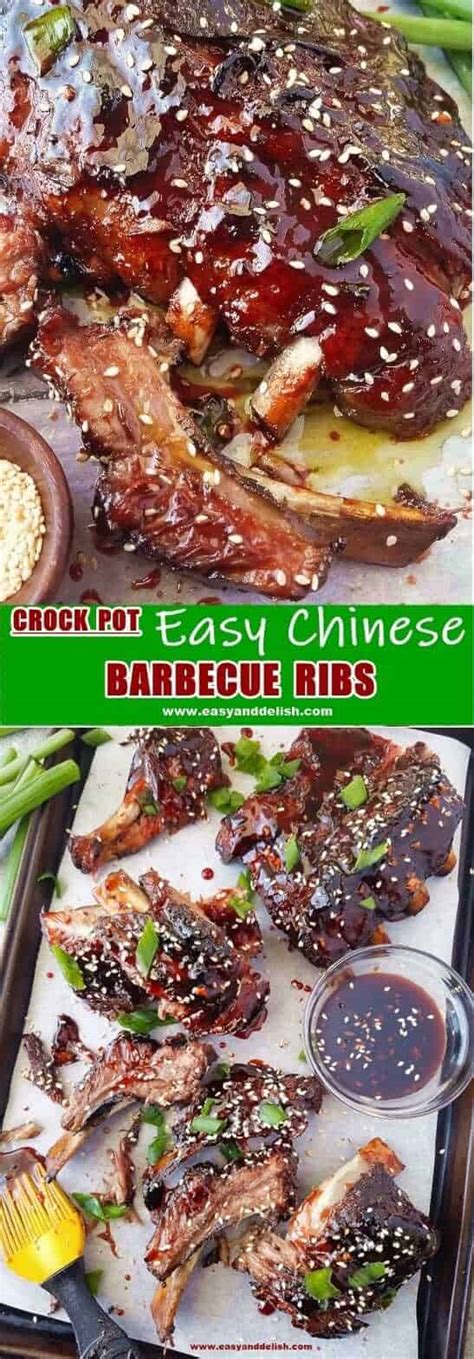 Easy Chinese Barbecue Ribs In The Crock Pot Easy And Delish