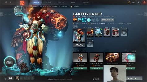 dota 2 earthshaker simple item build youtube