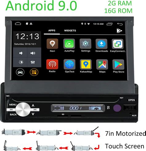 lexxson autoradio  din android  avec gps bluetooth wifi ecran motorise  cm radio de