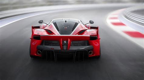 black  red luxury car ferrari fxxk car race tracks motion blur