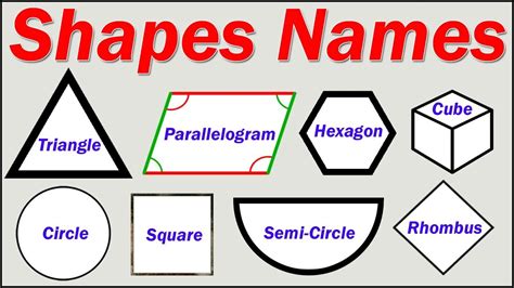 types  shapes names filobm