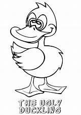 Ugly Coloring Pages Duck sketch template