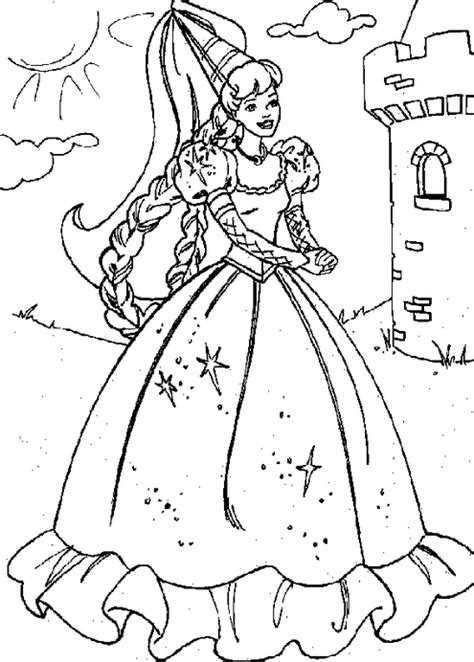 princess castle coloring page coloring book