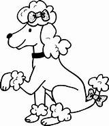 Coloring Pages Dog Poodle Sheets Tinkerbell Dogs sketch template
