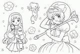 Coloring Sakura Pages Cardcaptor Card Captor Tomoyo Drawing Library Clipart Kids Boyfriend Girlfriend Drawings sketch template