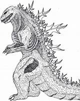 Godzilla Kong Raskrasil Resurgence Shin Rodan Monstro ゴジラ Batalha sketch template