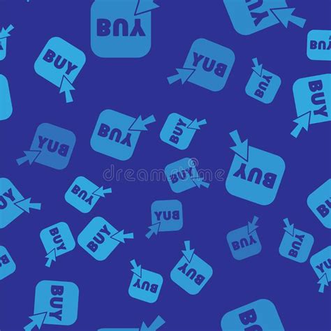 blue buy button icon isolated seamless pattern  blue background vector stock vector