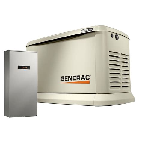 generac  watt lp watt ng air cooled standby generator   house  amp