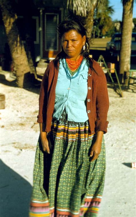 Florida Memory • Portrait Of A Seminole Indian Woman At The Brighton