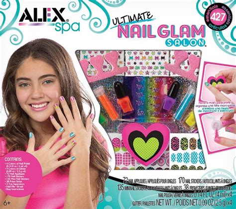 alex spa ultimate nail glam salon kit