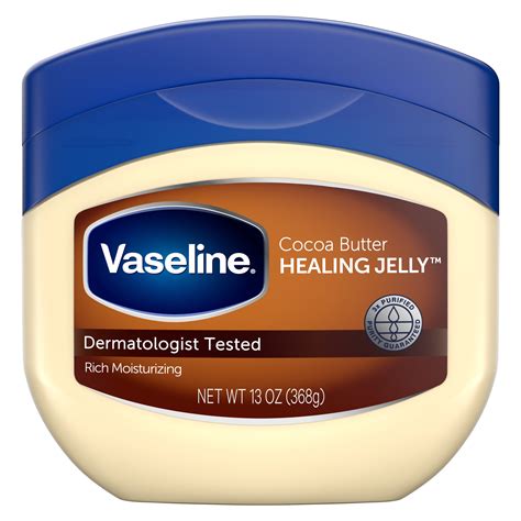 vaseline healing jelly moisturizer cocoa butter  oz walmartcom