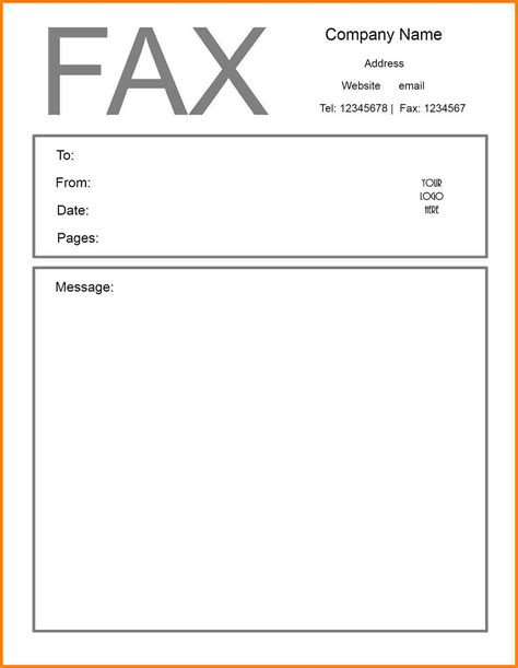 fax cover sheet template fillable printable  forms handypdf