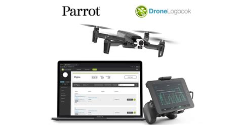 parrot partnership announcement  dronelogbook geoconnexion